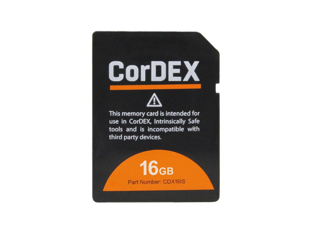 CorDEX TOUGHPIX DIGITHERM 16GB Memory Card